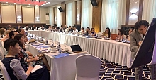 Vatan Öz, Kazakistan Almati’de genç gazetecilere seminer verdi